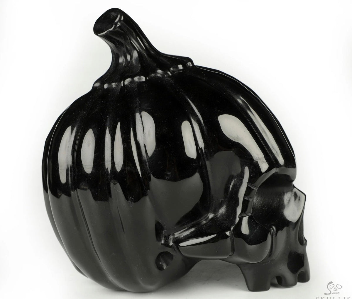Obsidian Pumpkin Skull