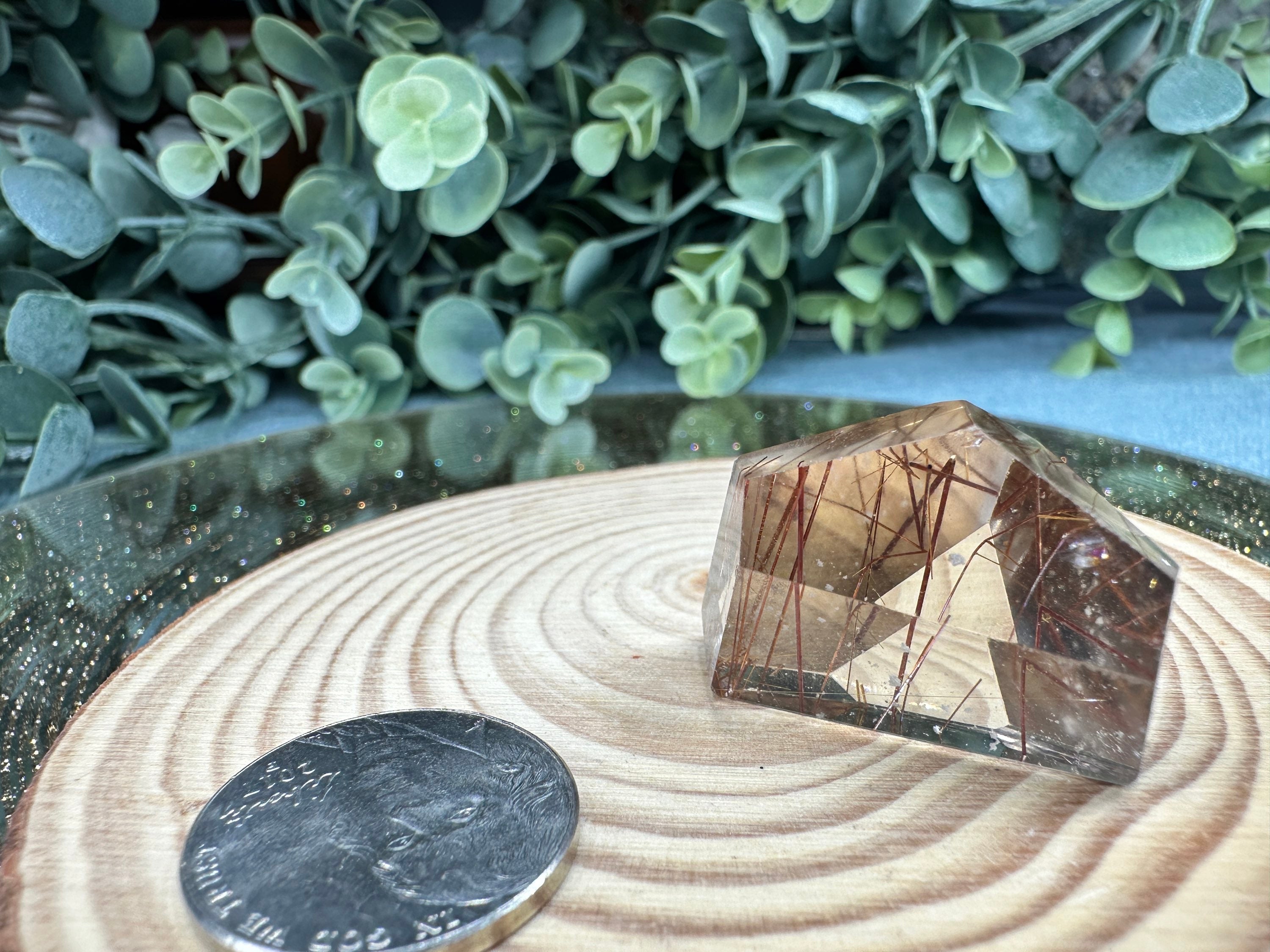 Quartz w/ Red Rutile  image 2
