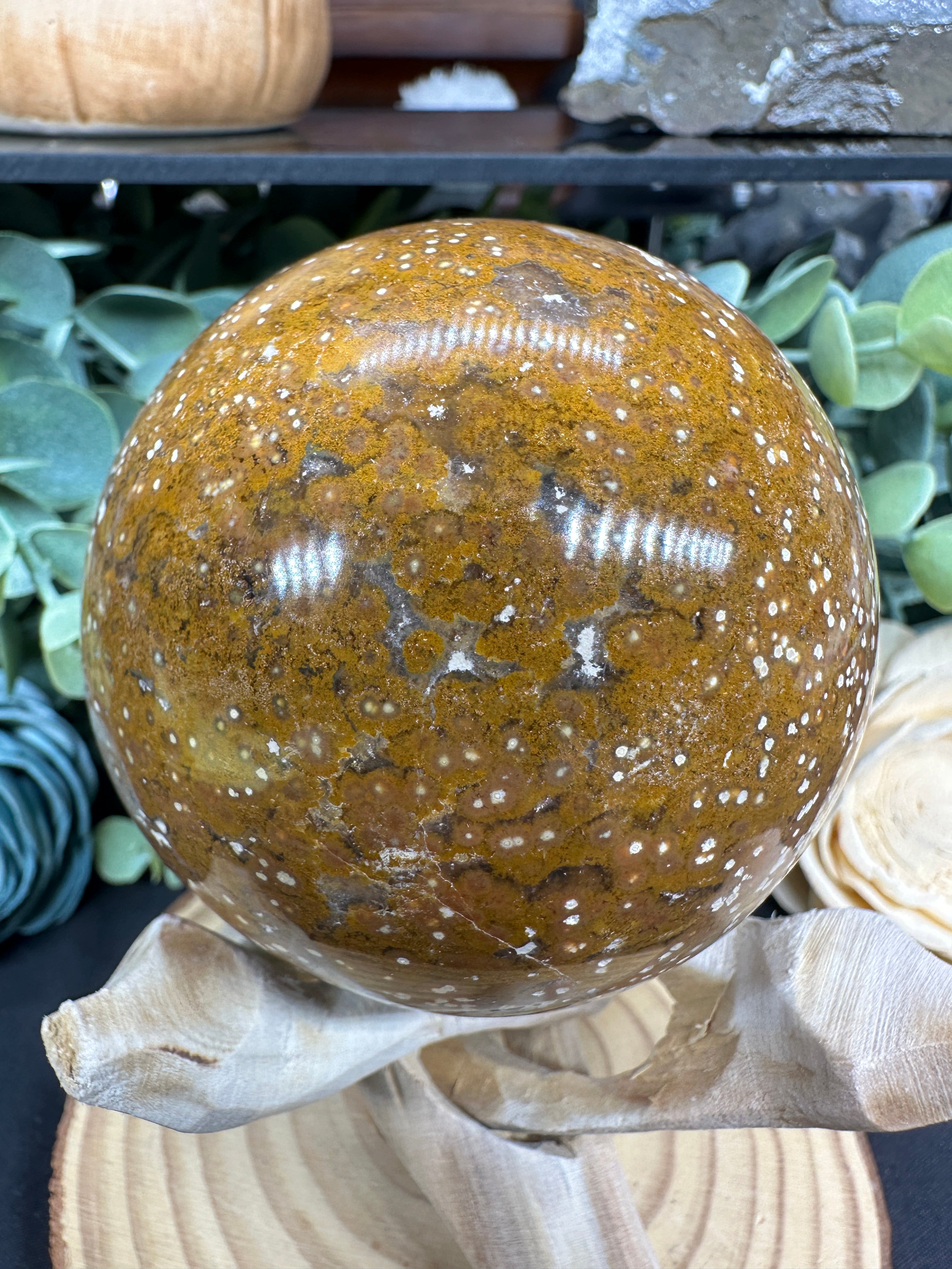 Ocean Jasper Sphere