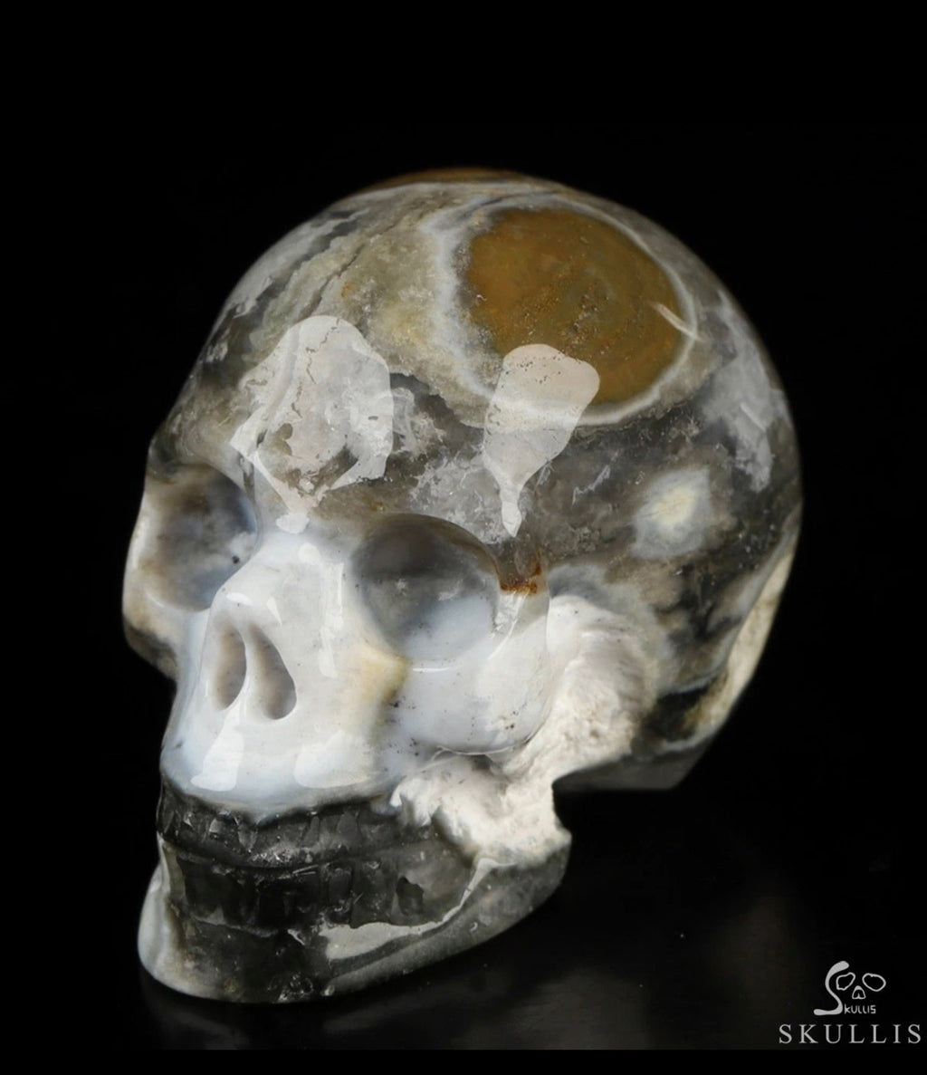 Ocean Jasper Skull