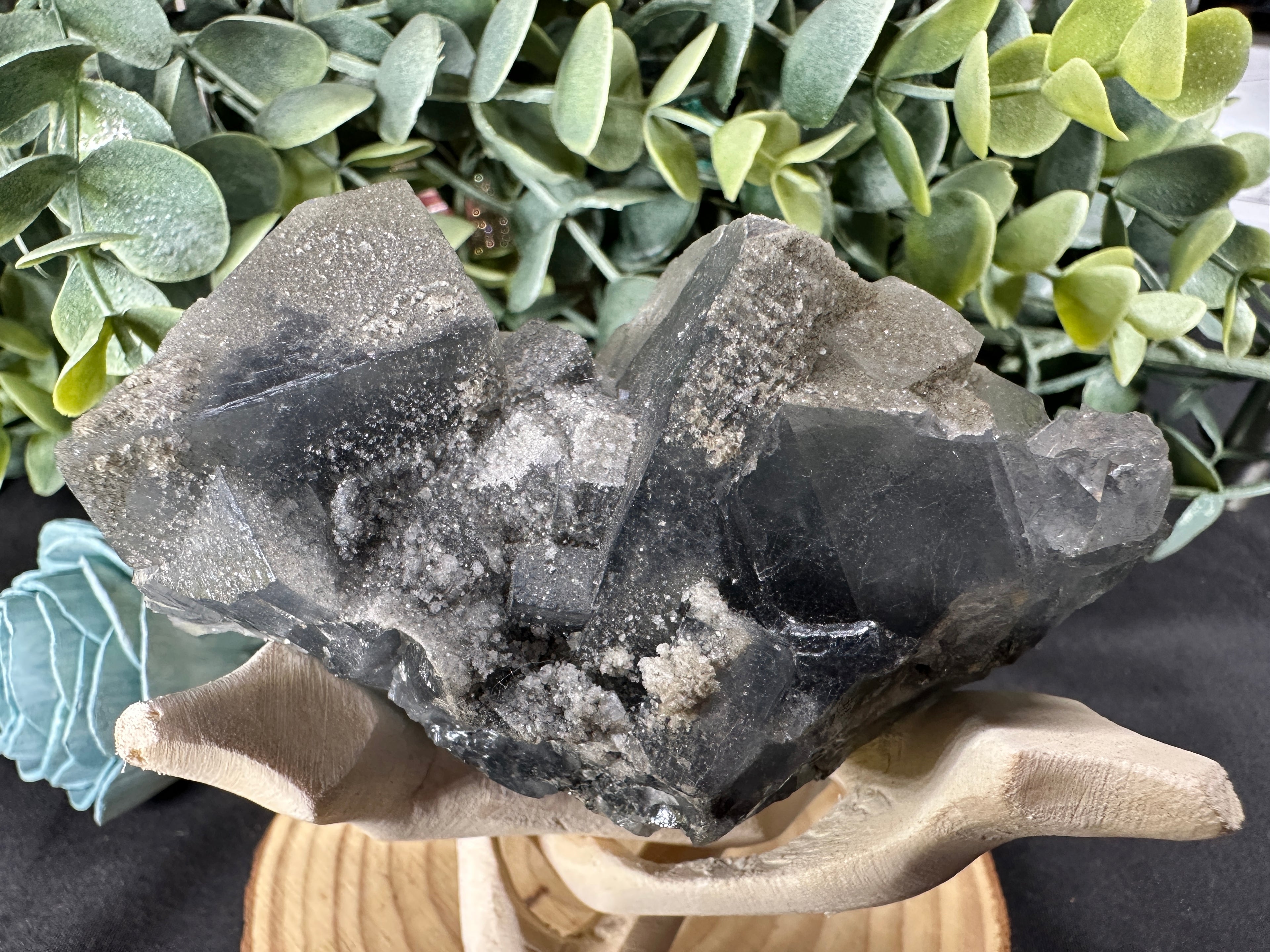 Fluorite w/ Bismuthenite