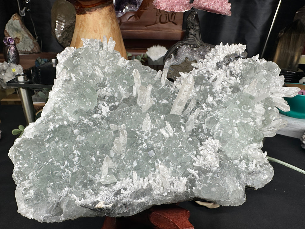 Sugar Fluorite w/ Quartz