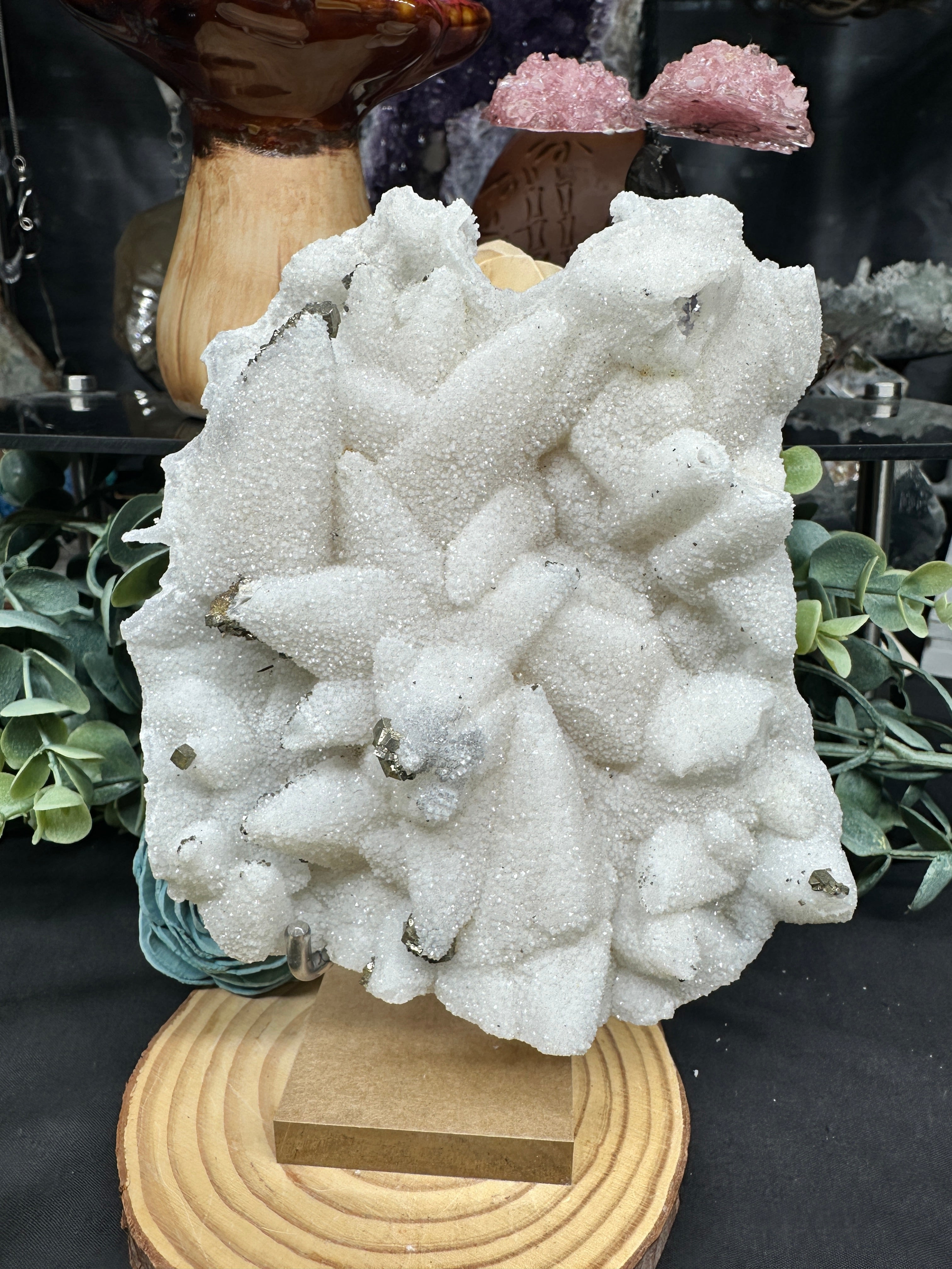 Quartz Cast over calcite