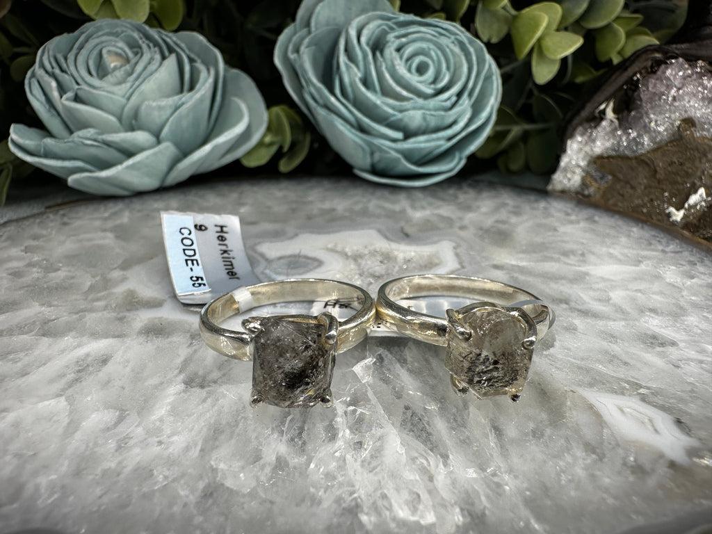 Herkimer Diamond Sterling silver ring image 0