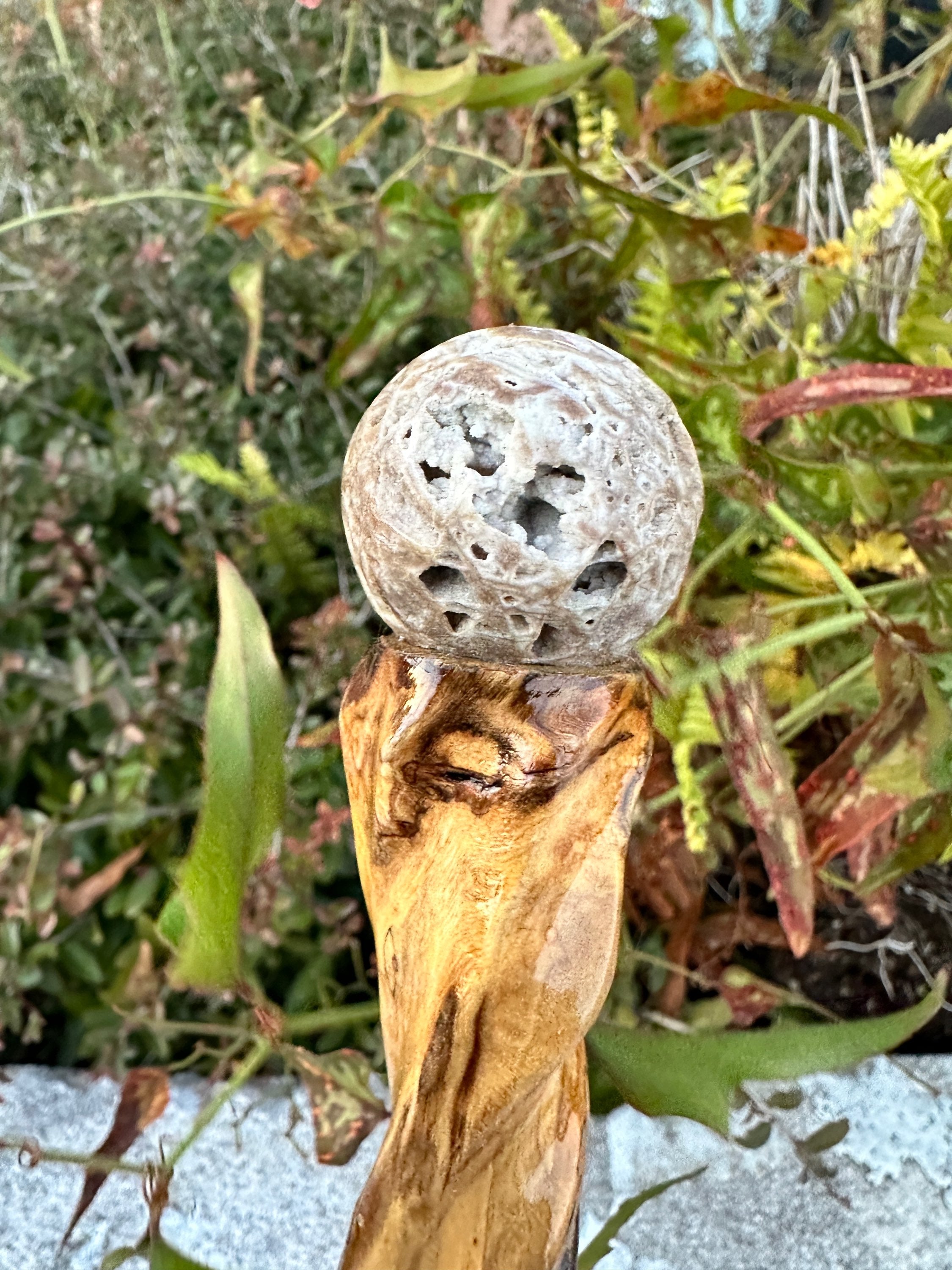 Druzy calcite wand  image 0