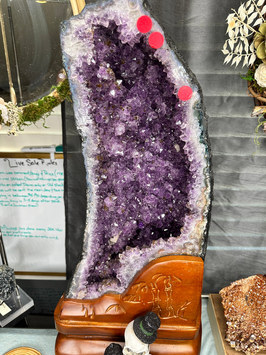 Amethyst Cathedral w/ stand  image 0