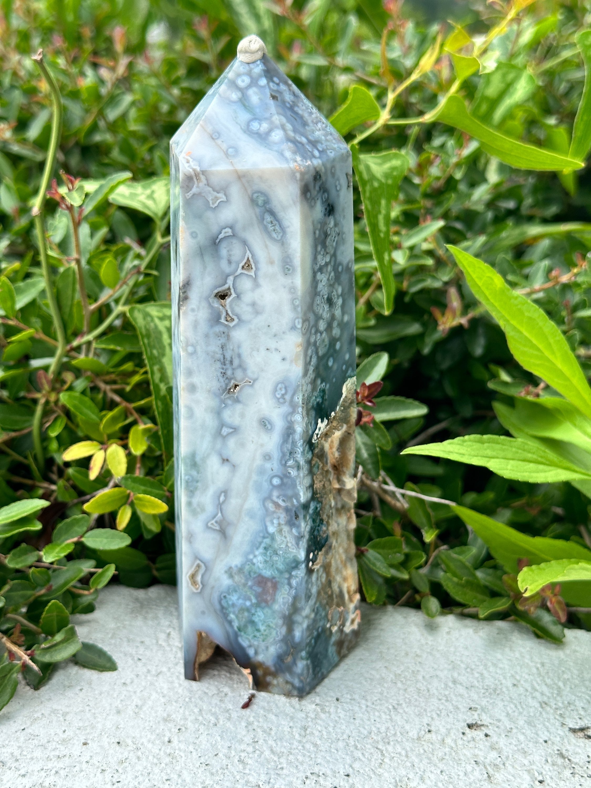 8th Vein Ocean jasper tower – Forever Free Crystals