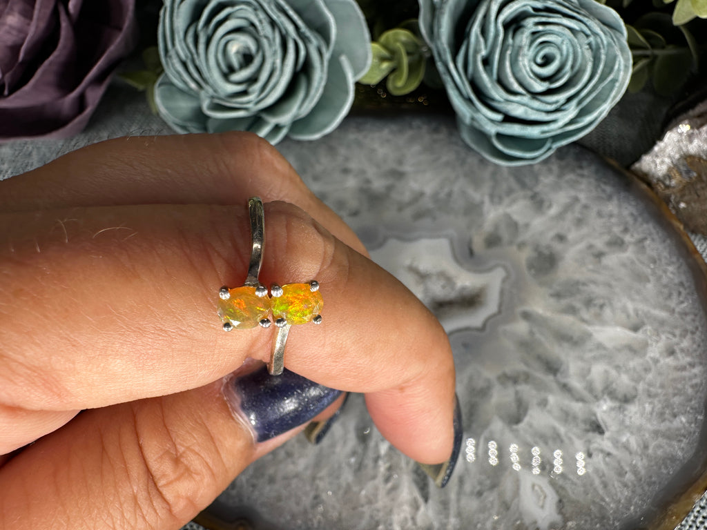 Sterling silver Opal ring  image 1